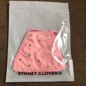 Stoney Clover Lane Heart Velvet Face Mask